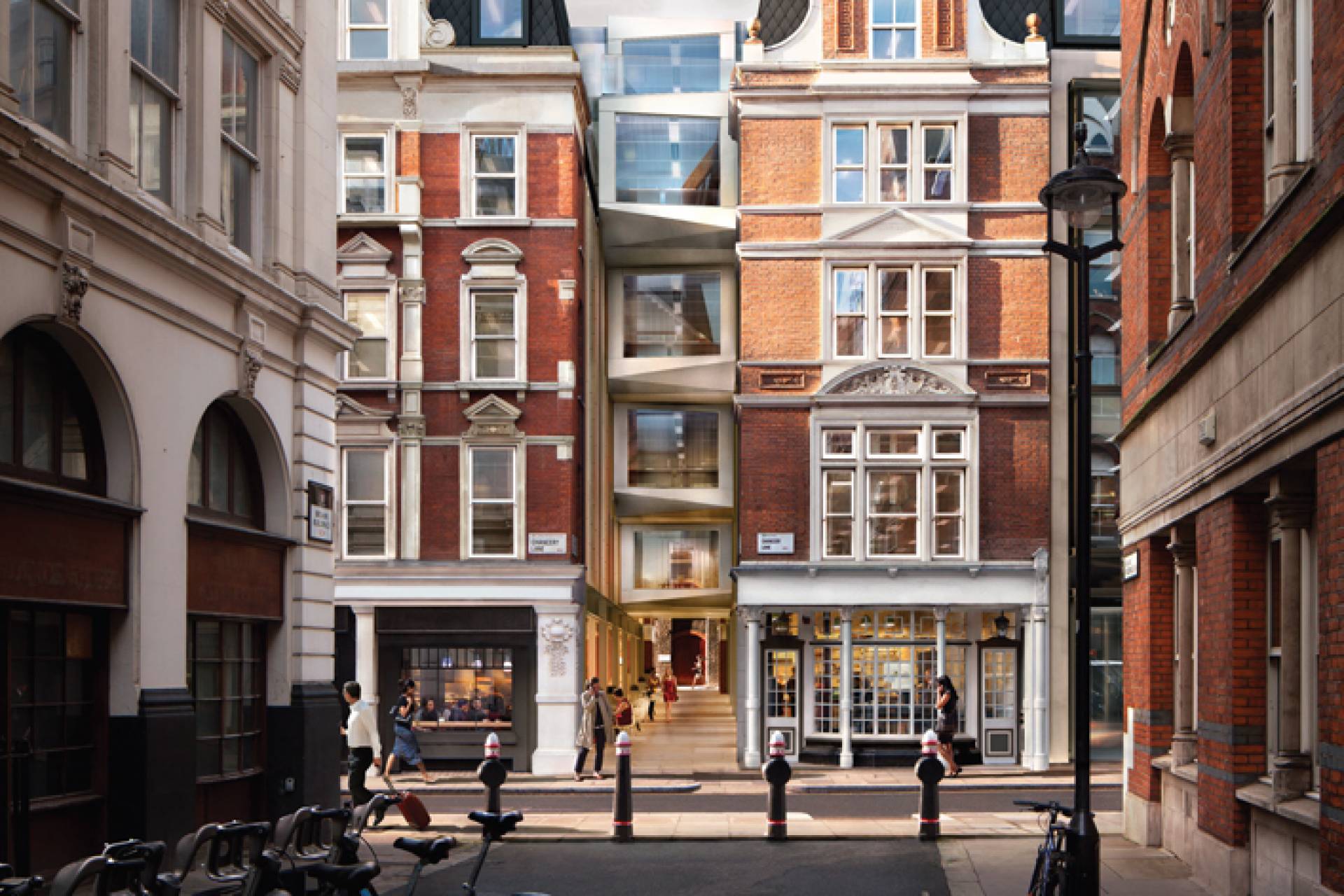 81 Chancery lane from opposite side of road