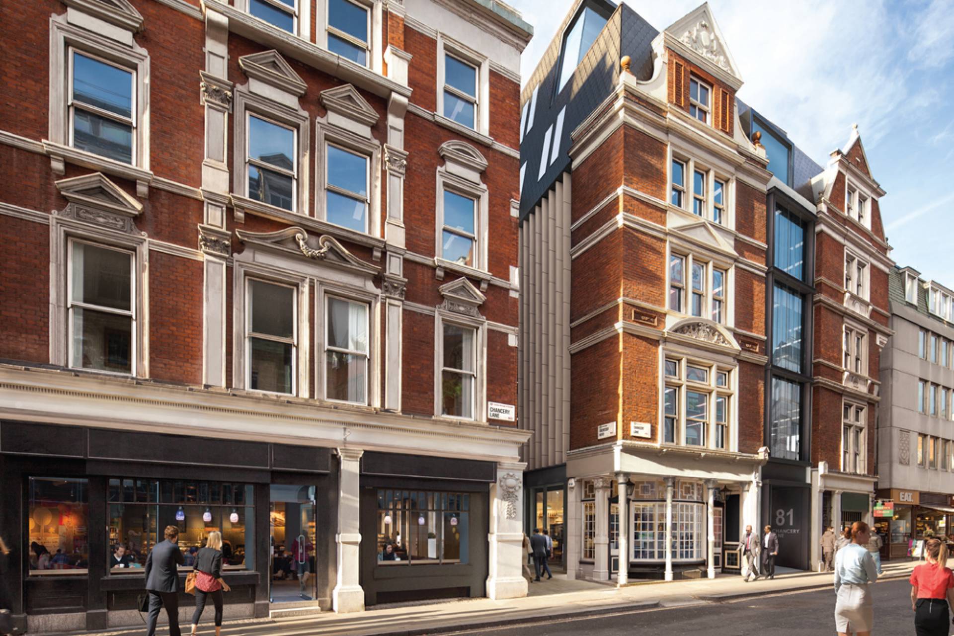 81 Chancery Lane and alleyway entrance