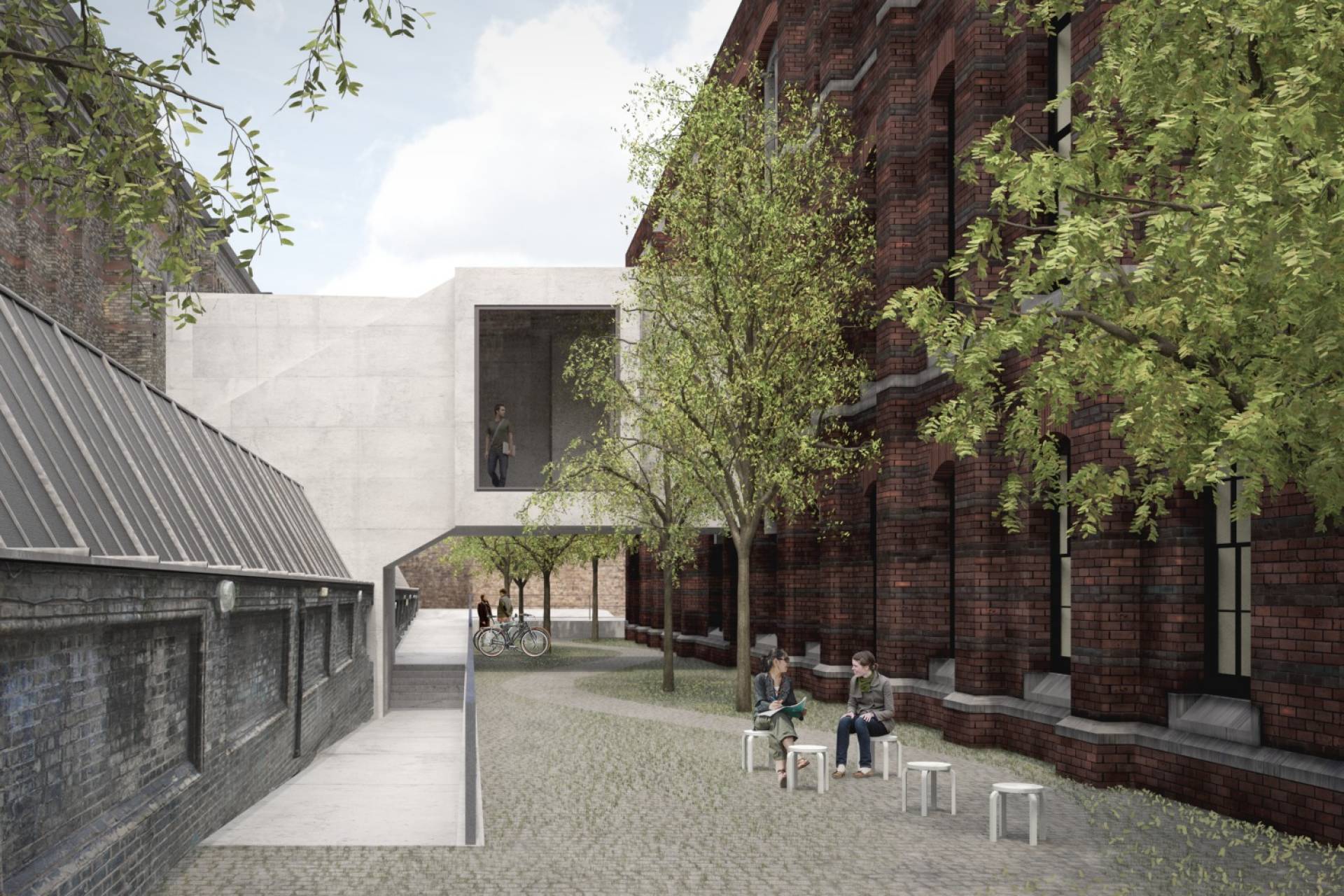Royal Academy of Arts schools courtyard